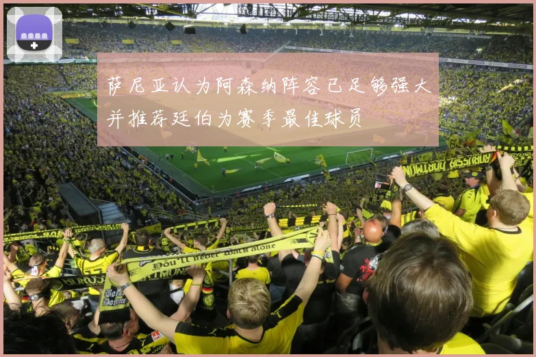 萨尼亚认为阿森纳阵容已足够强大并推荐廷伯为赛季最佳球员